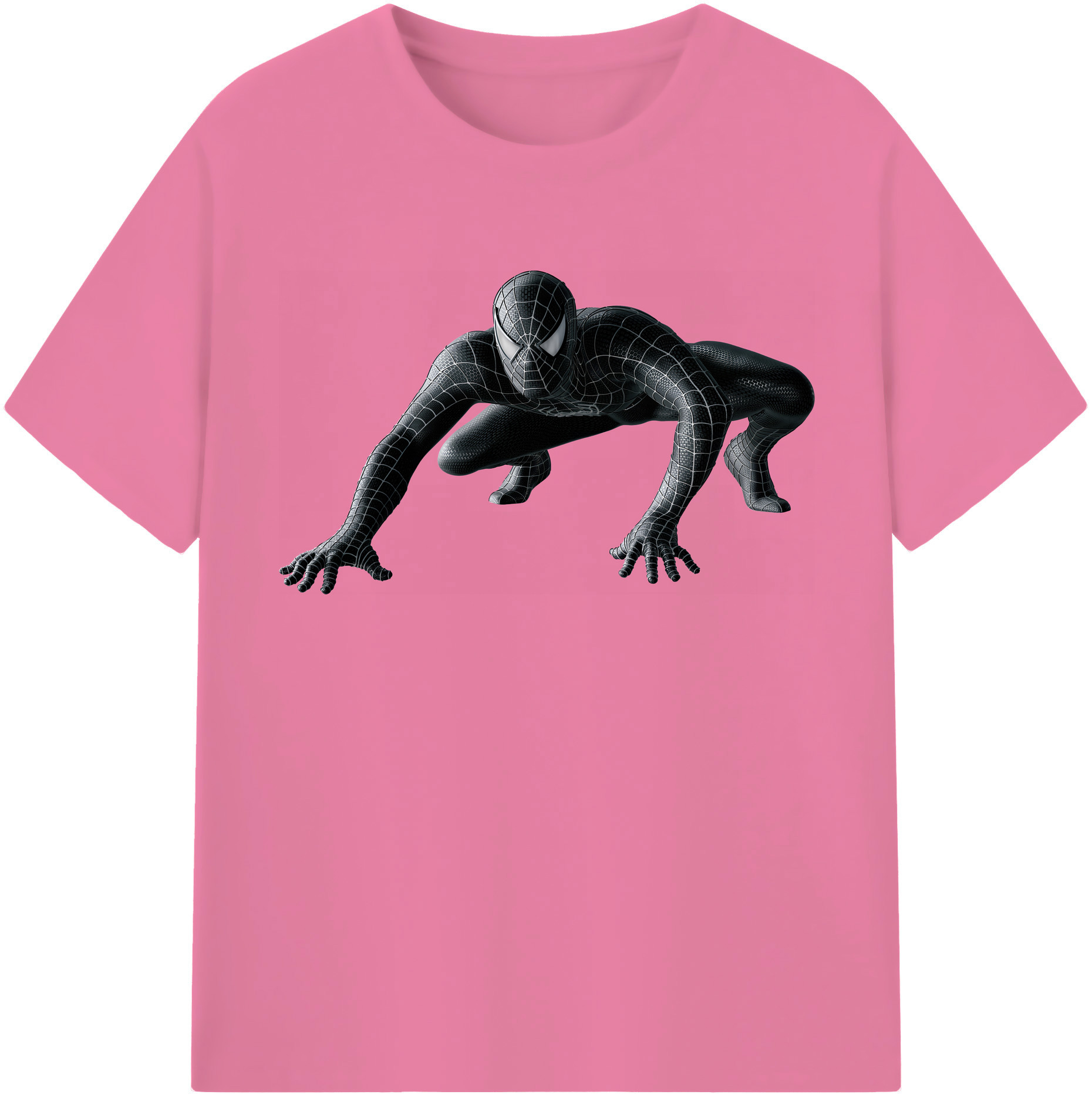 （画像用） Spider Man スパイダーマン 綿100％半袖Tシャツ（フロントプリント）